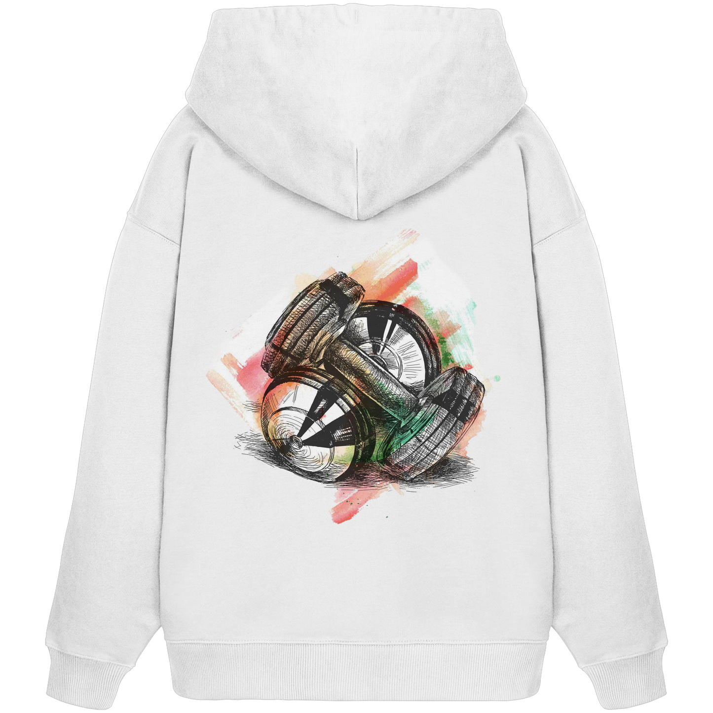 Hantel Gym No1 - Organic Oversize Hoodie