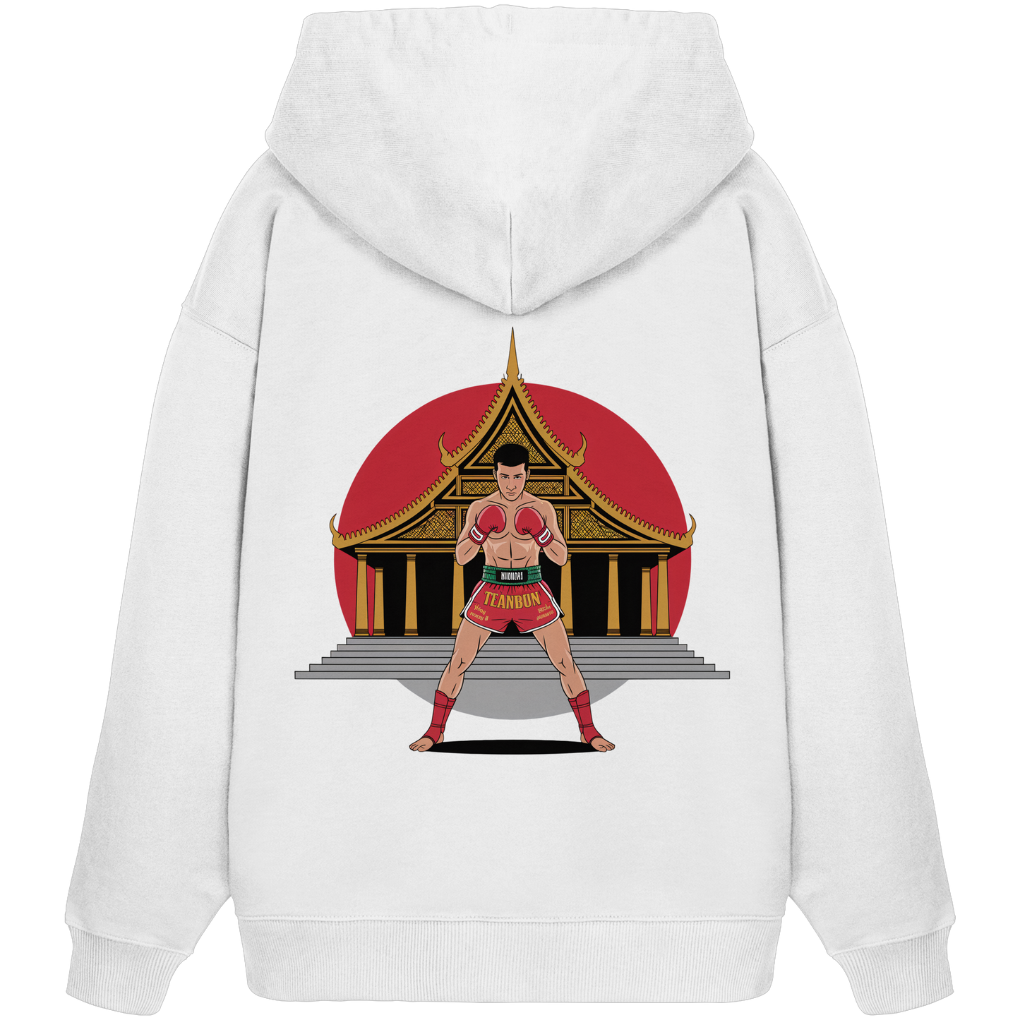 Tempel MuayThai No1 - Organic Oversize Hoodie