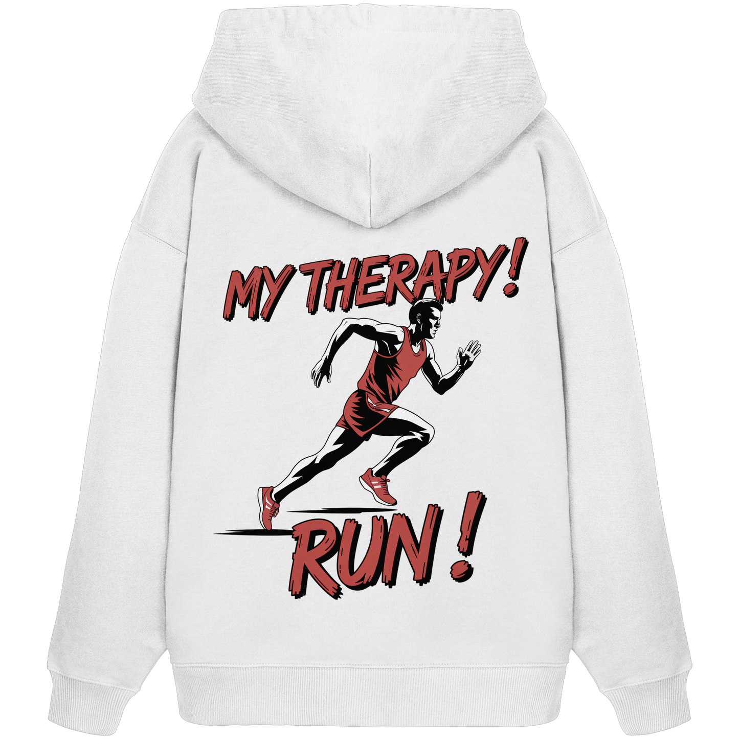 Therapy Run No3 - Organic Oversize Hoodie