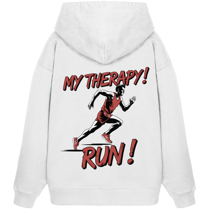Therapy Run No3 - Organic Oversize Hoodie