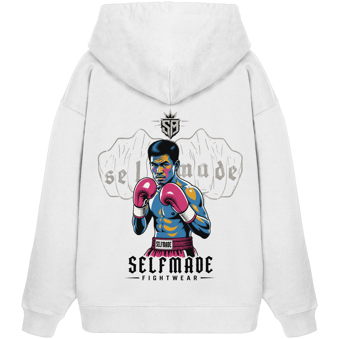 Fighter MuayThai No4 - Organic Oversize Hoodie