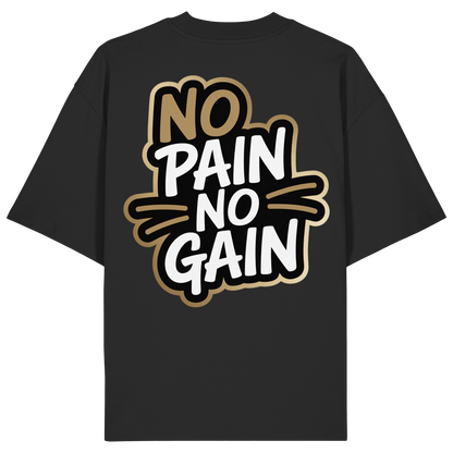 No Pain Gym No4 - Organic Oversize Shirt