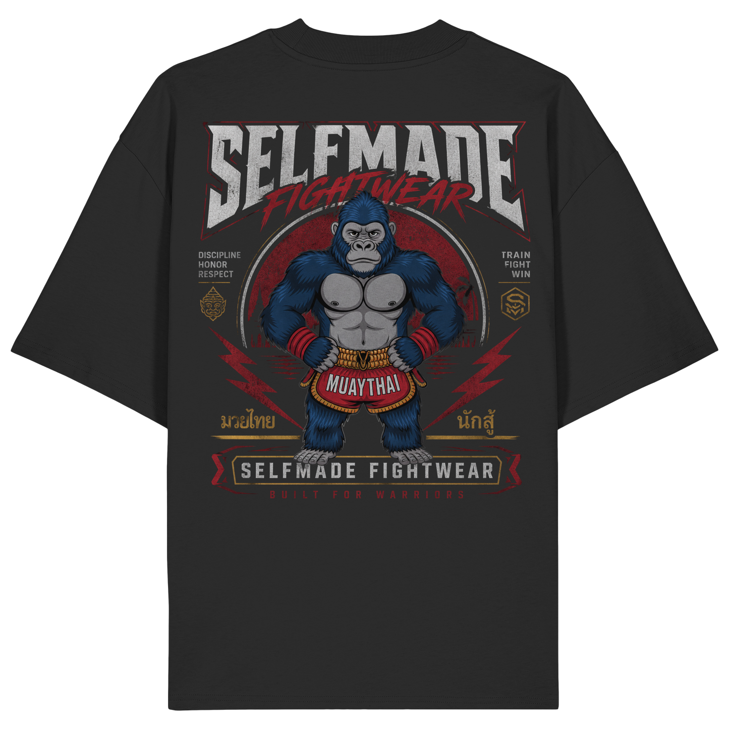 Gorilla Animal No5 - Organic Oversize Shirt