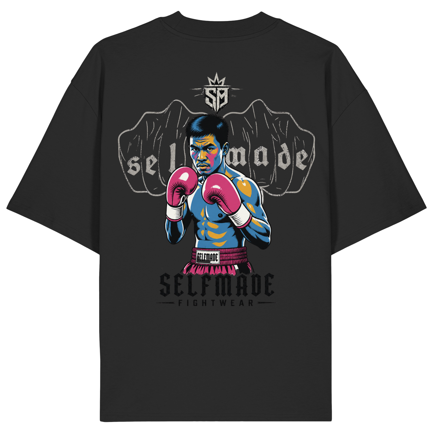 Fighter MuayThai No4 - Organic Oversize Shirt