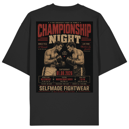 Champ Night Boxing No13 - Organic Oversize Shirt