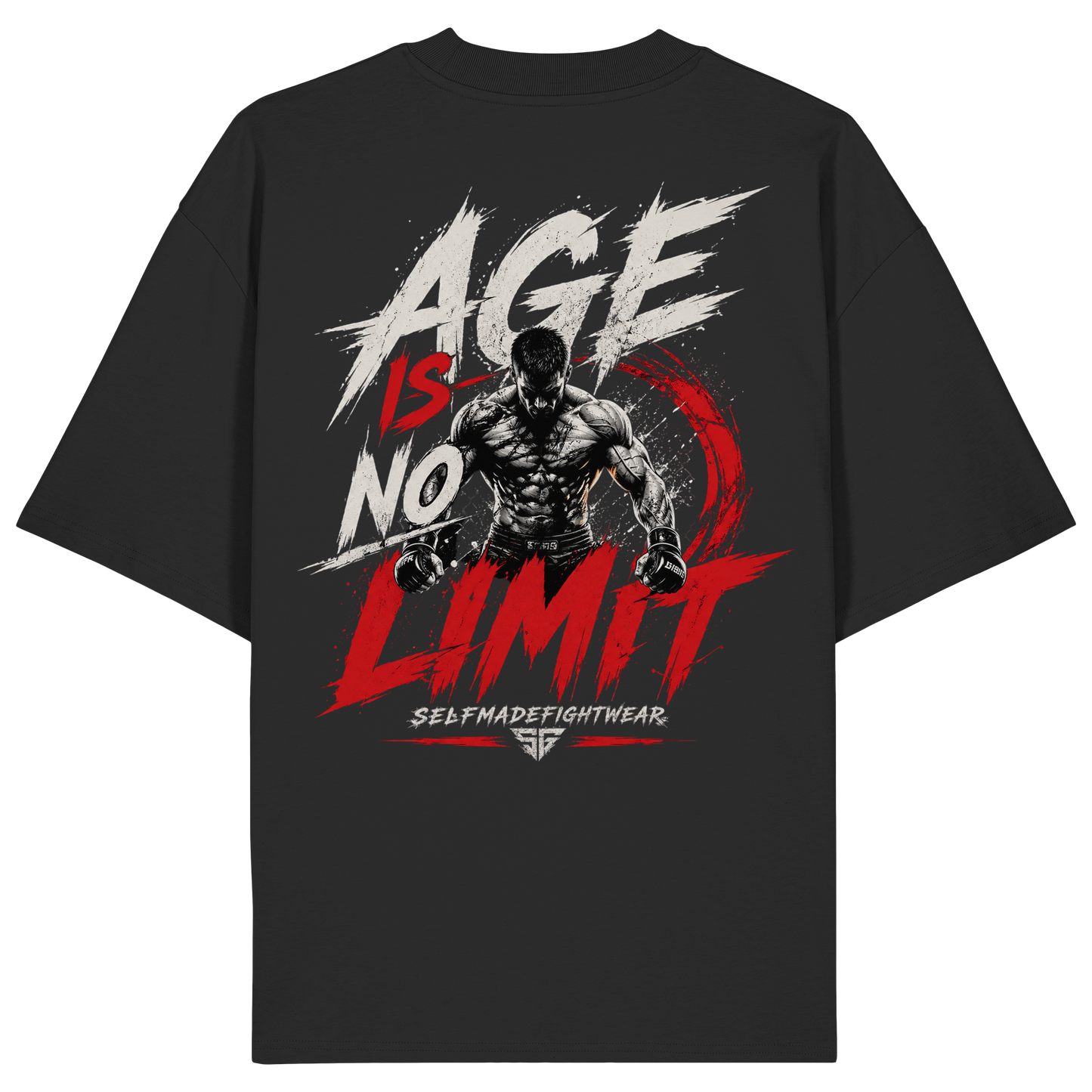 Age is No Limit Gold No62 - Organic Oversize Shirt