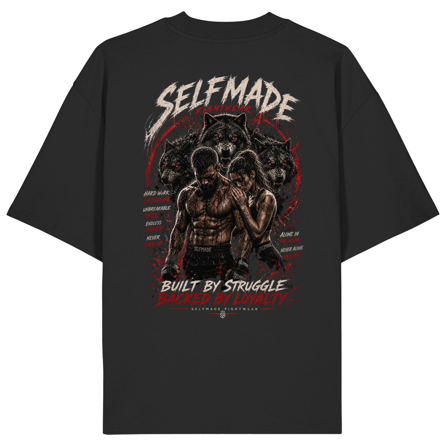 Couple Muaythai No12 - Organic Oversize Shirt
