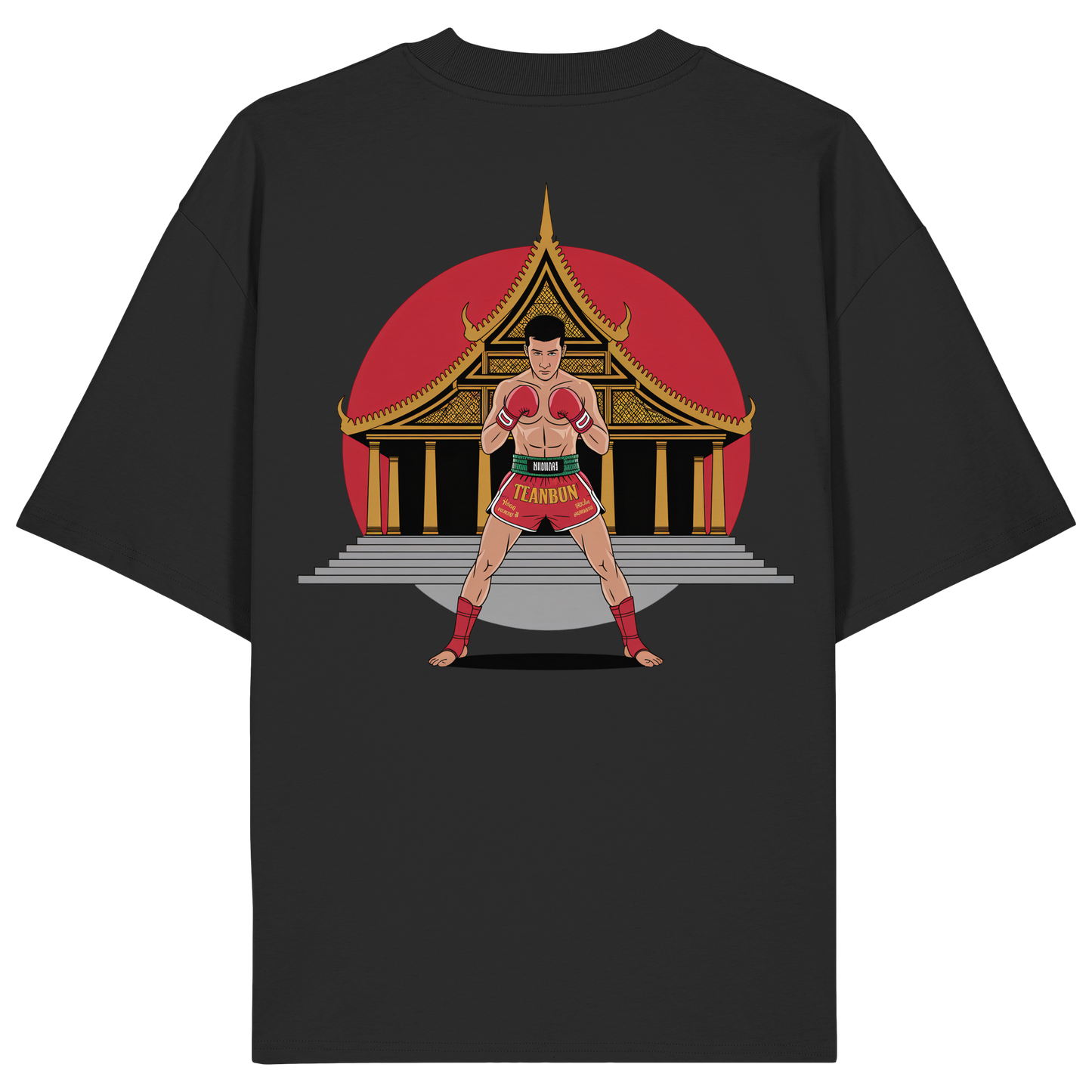 Tempel MuayThai No1 - Organic Oversize Shirt