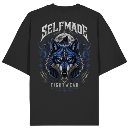 Wolf Animal No2 - Organic Oversize Shirt