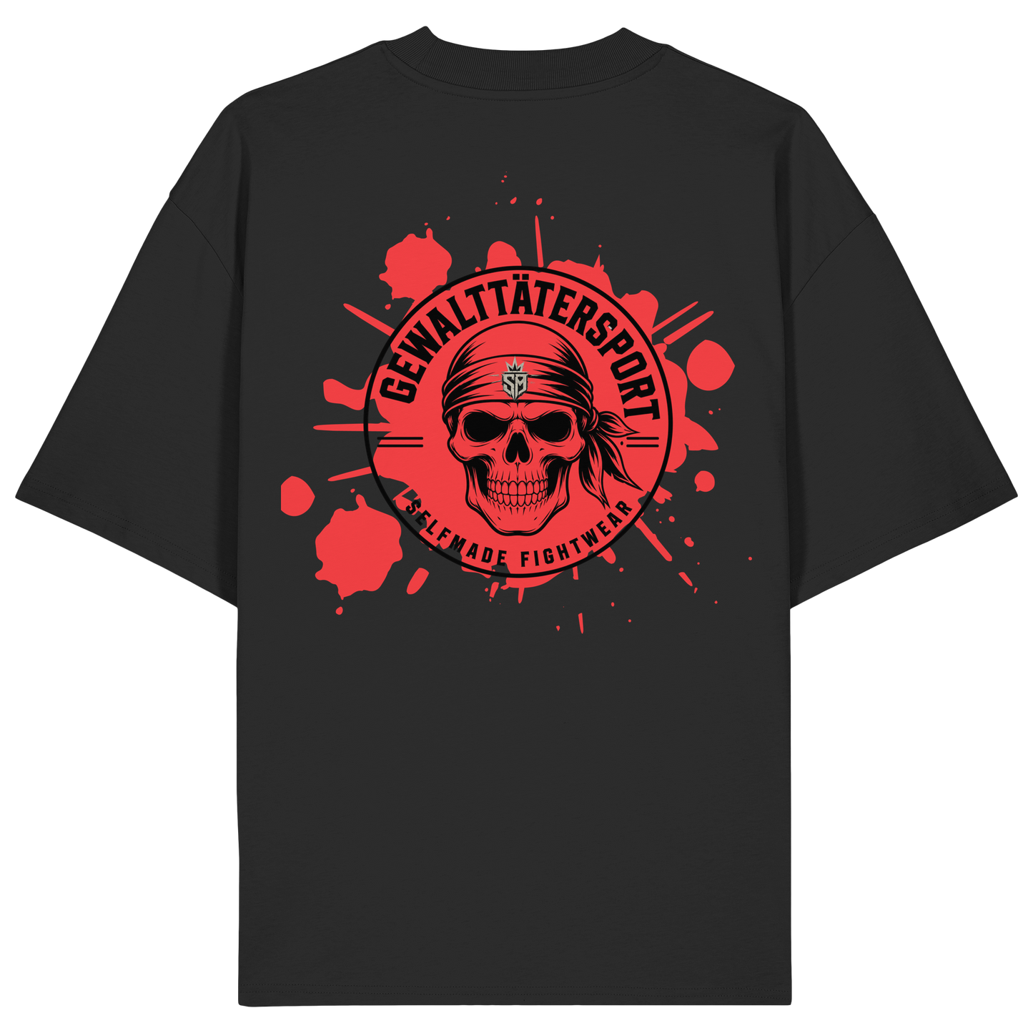 Skull Sport Gold No11 - Organic Oversize Shirt