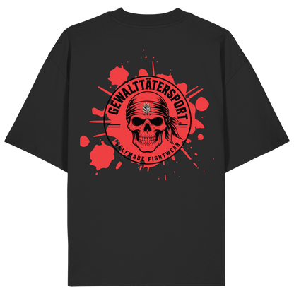 Skull Sport Gold No11 - Organic Oversize Shirt