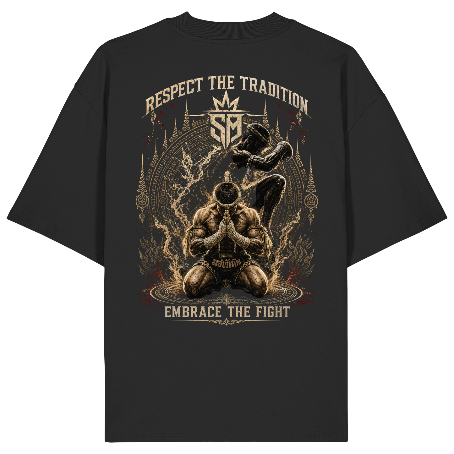 Wai Kru Muaythai No14 - Organic Oversize Shirt