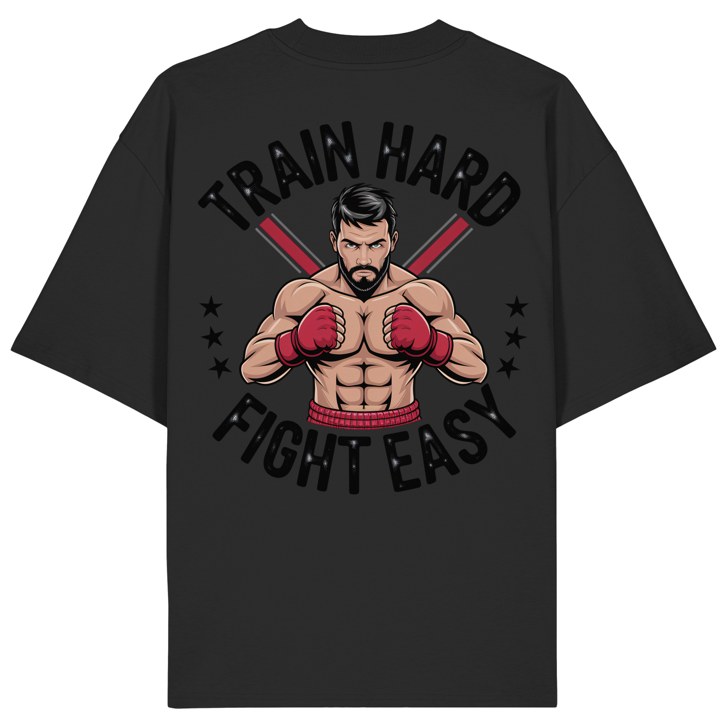Train Hard Muaythai No11 - Organic Oversize Shirt