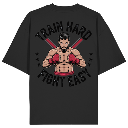 Train Hard Muaythai No11 - Organic Oversize Shirt