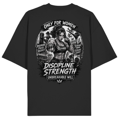 Only For Women Fight No12 - Organic Oversize Shirt