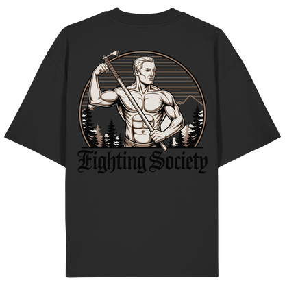 Fighting Society Gold No16 - Organic Oversize Shirt