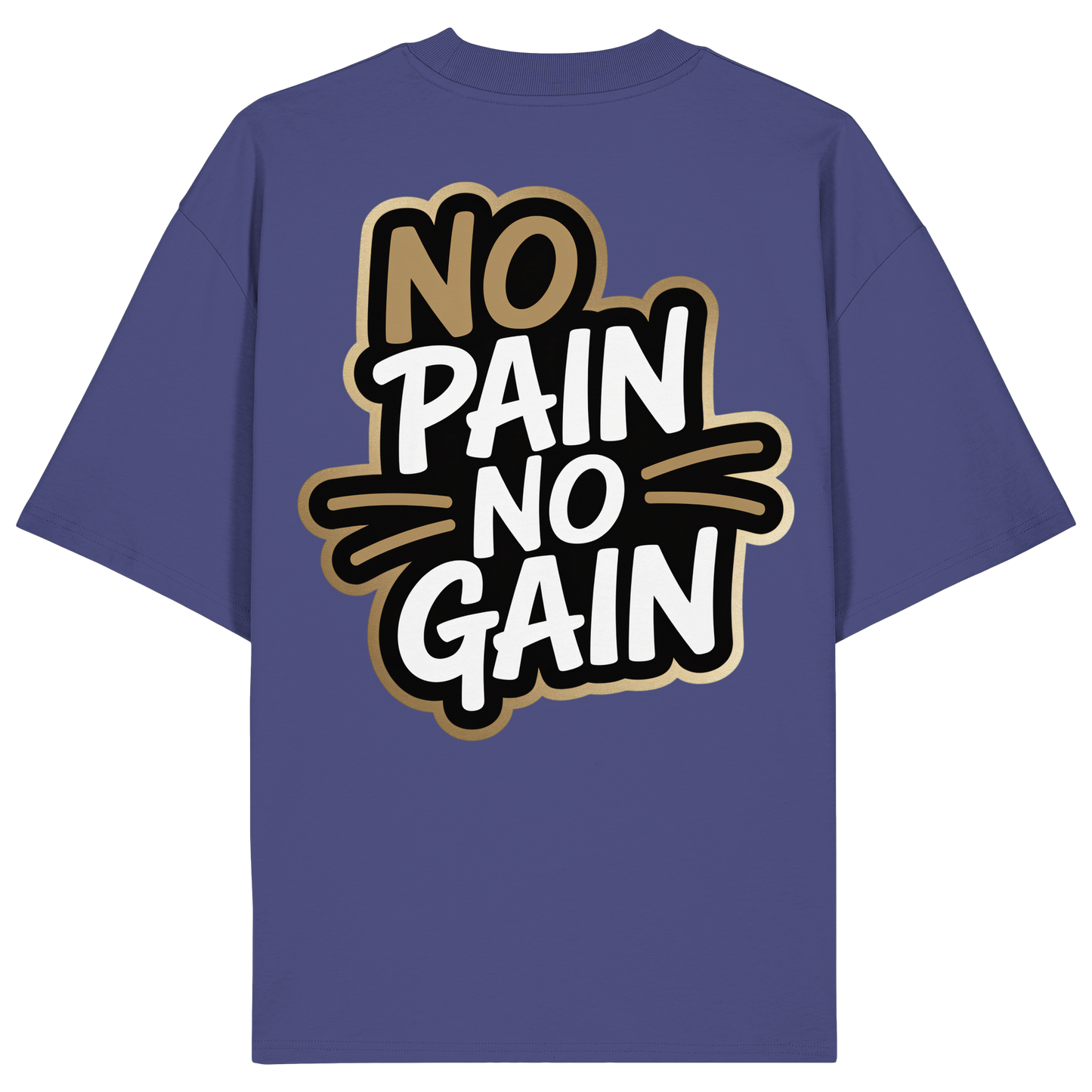 No Pain Gym No4 - Organic Oversize Shirt