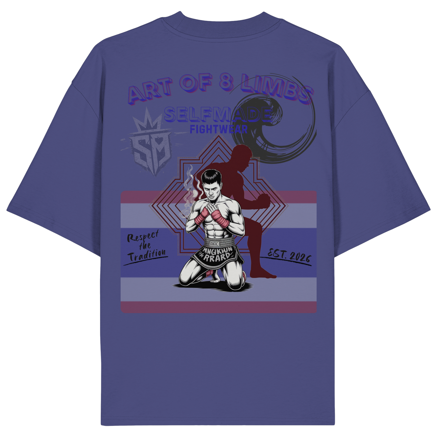 8 Limbs Muaythai No15 - Organic Oversize Shirt