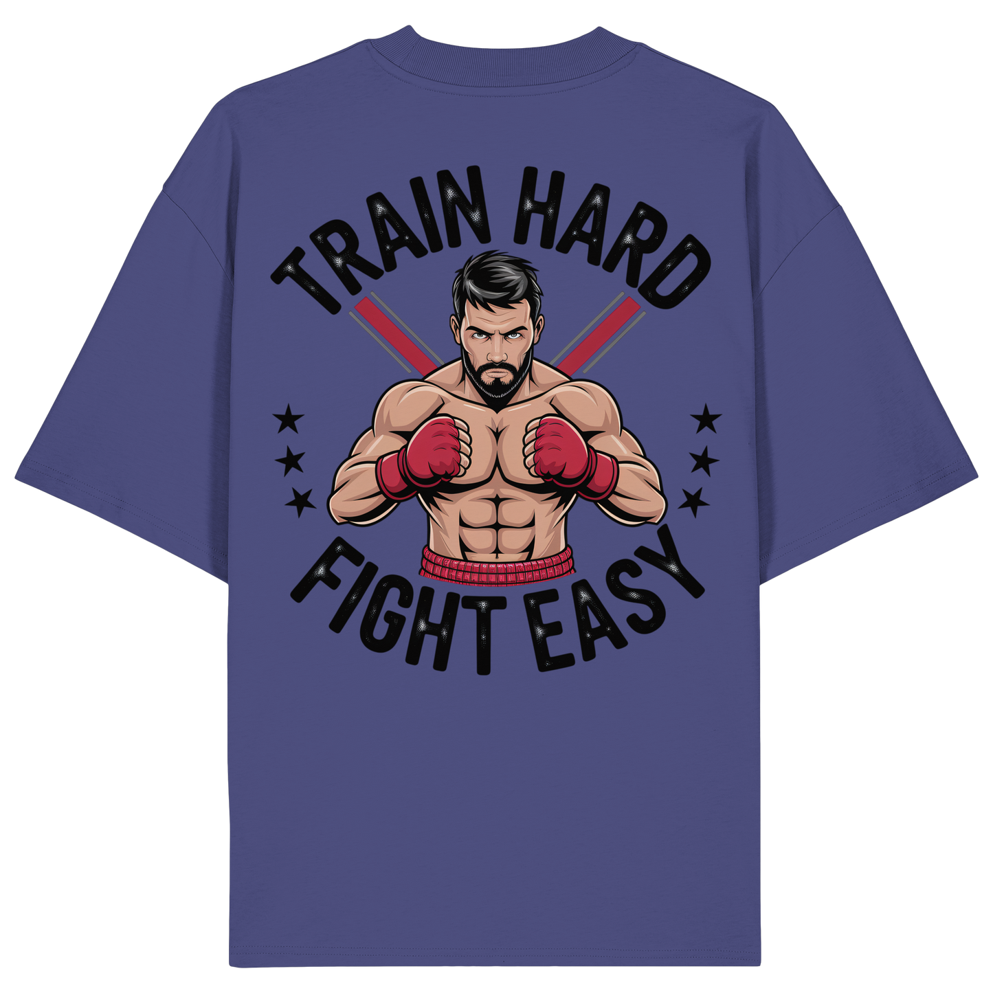 Train Hard Muaythai No11 - Organic Oversize Shirt