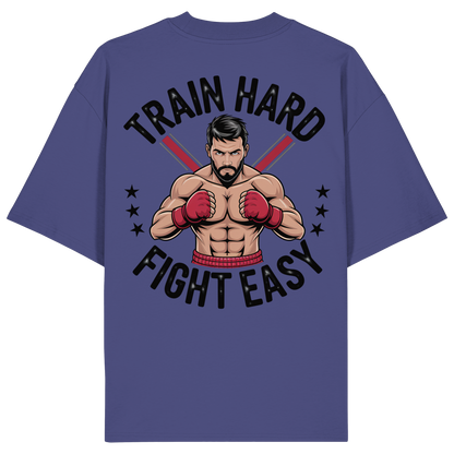 Train Hard Muaythai No11 - Organic Oversize Shirt