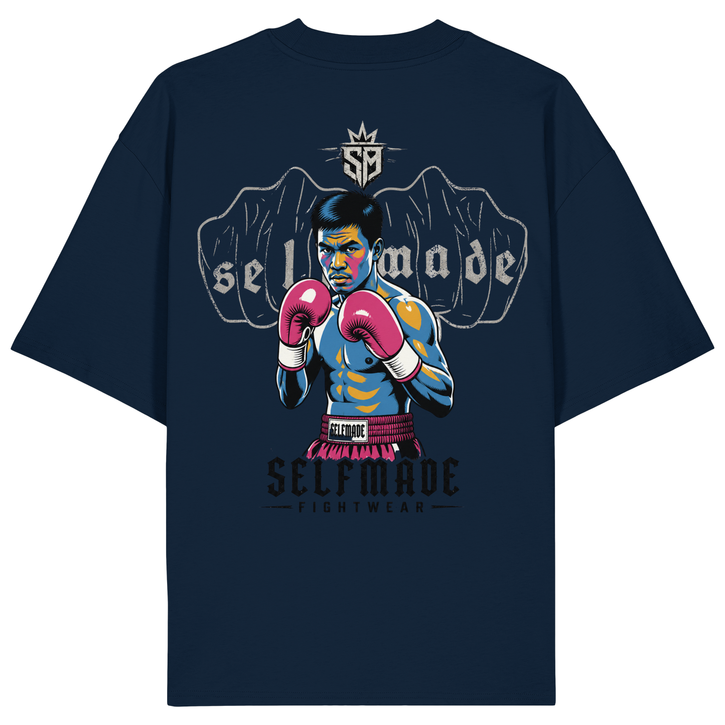 Fighter MuayThai No4 - Organic Oversize Shirt