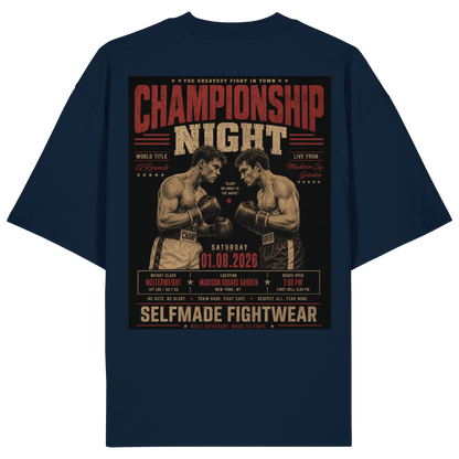Champ Night Boxing No13 - Organic Oversize Shirt