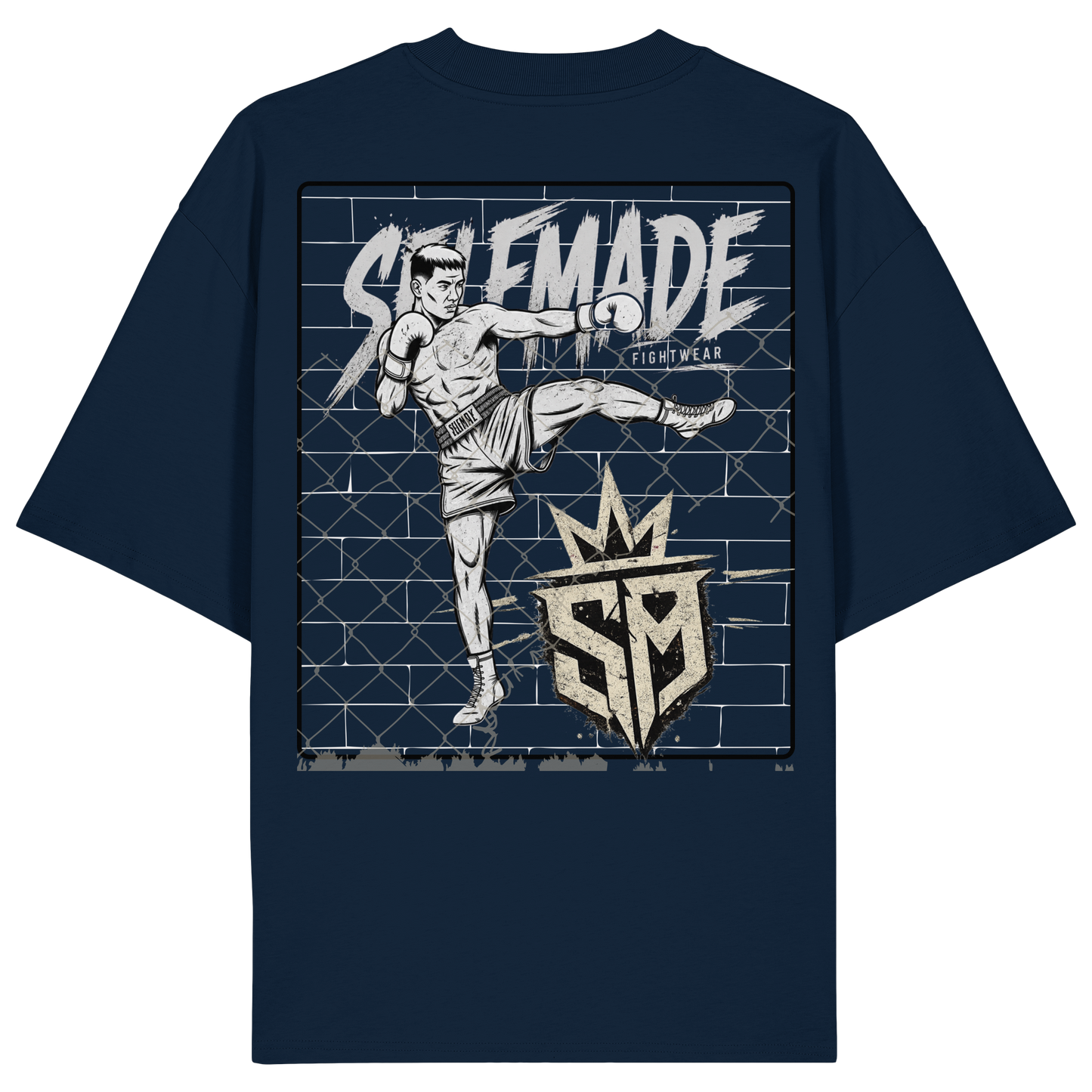 Kickboxer Gold No13 - Organic Oversize Shirt