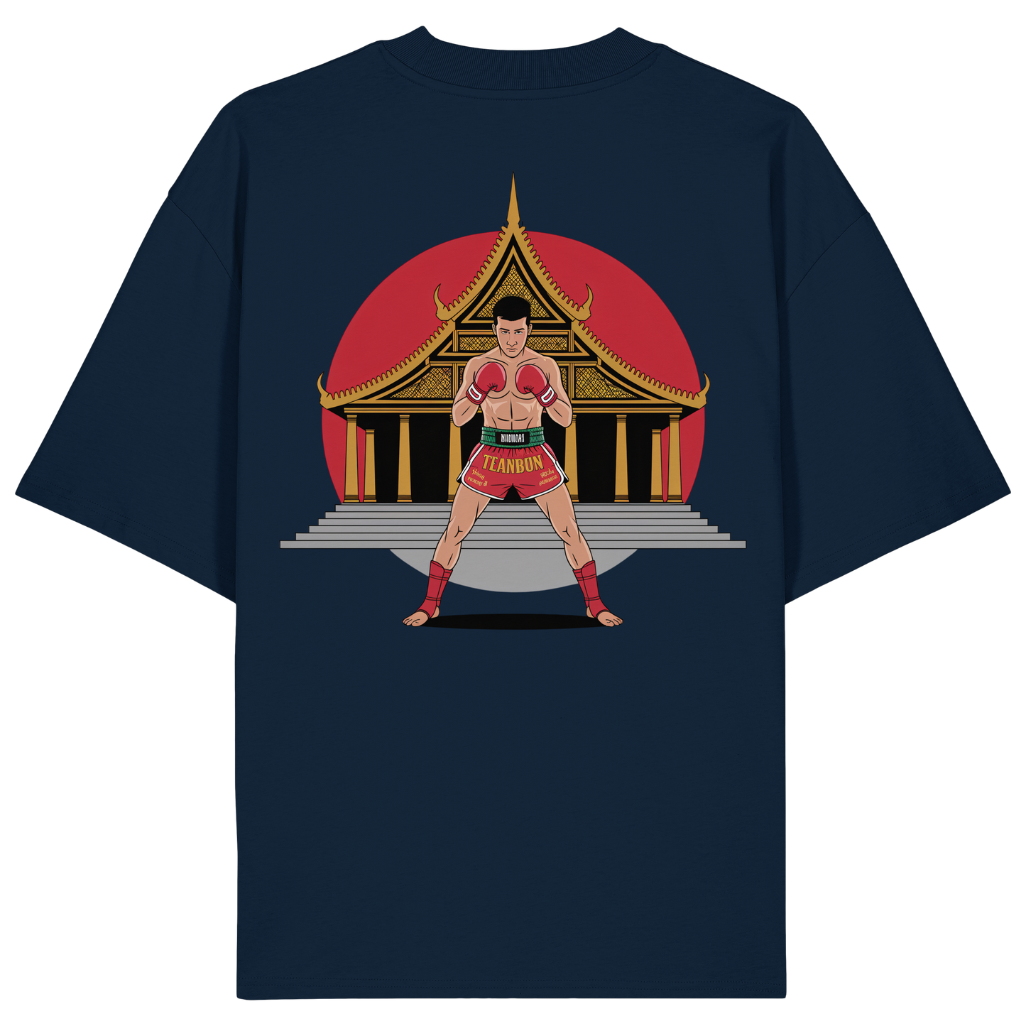 Tempel MuayThai No1 - Organic Oversize Shirt