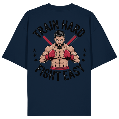 Train Hard Muaythai No11 - Organic Oversize Shirt