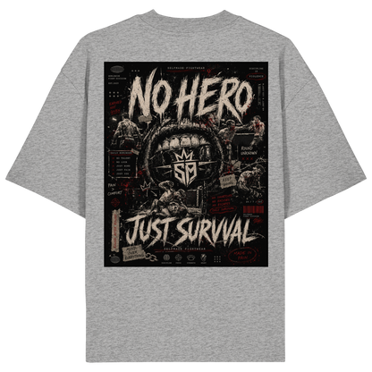 No Hero Gold No70 - Organic Oversize Shirt