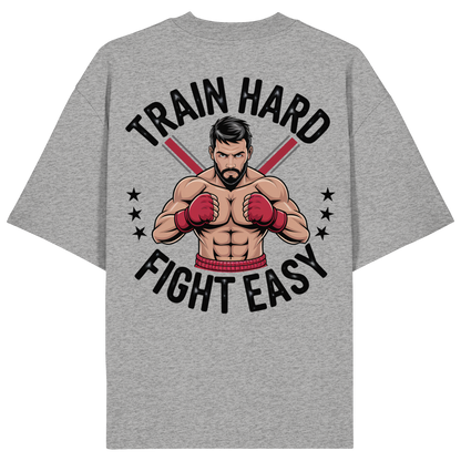 Train Hard Muaythai No11 - Organic Oversize Shirt