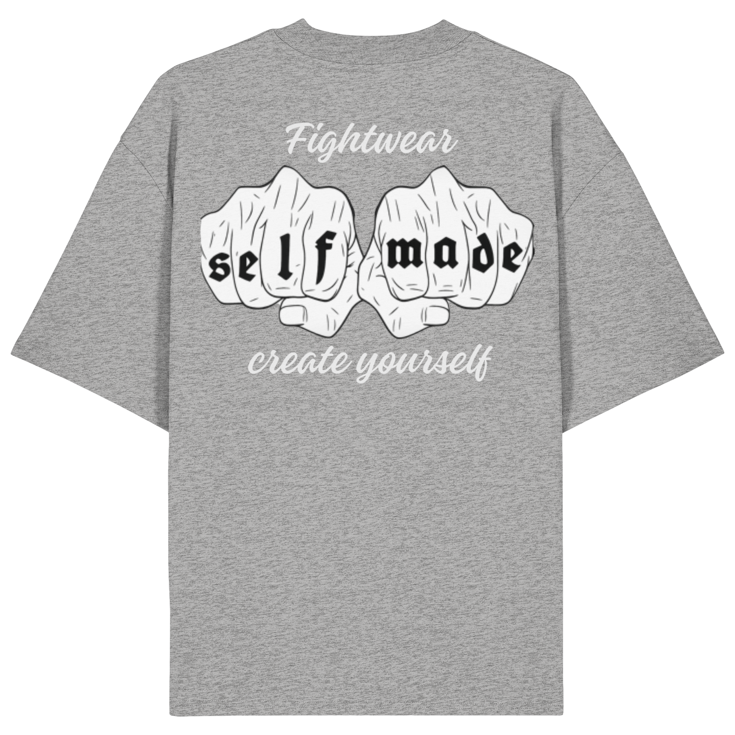 Create yourself Gold No47 - Organic Oversize Shirt