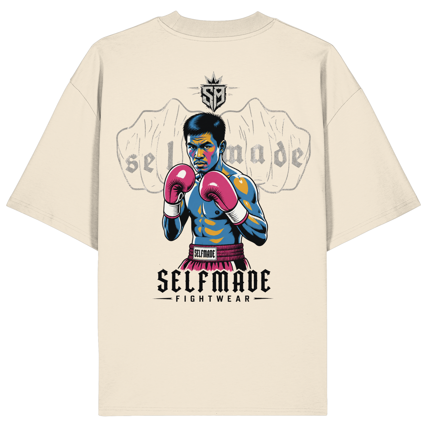 Fighter MuayThai No4 - Organic Oversize Shirt