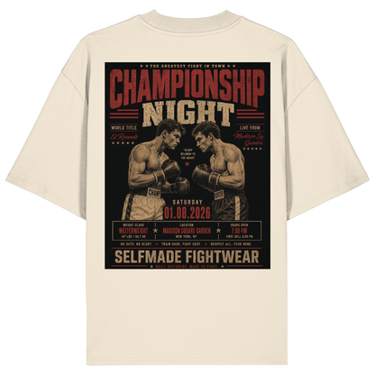 Champ Night Boxing No13 - Organic Oversize Shirt