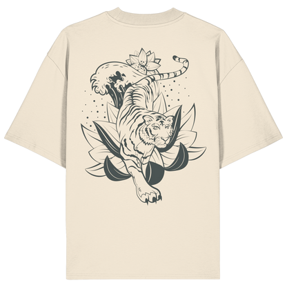 Tiger 2 Animal No6 - Organic Oversize Shirt