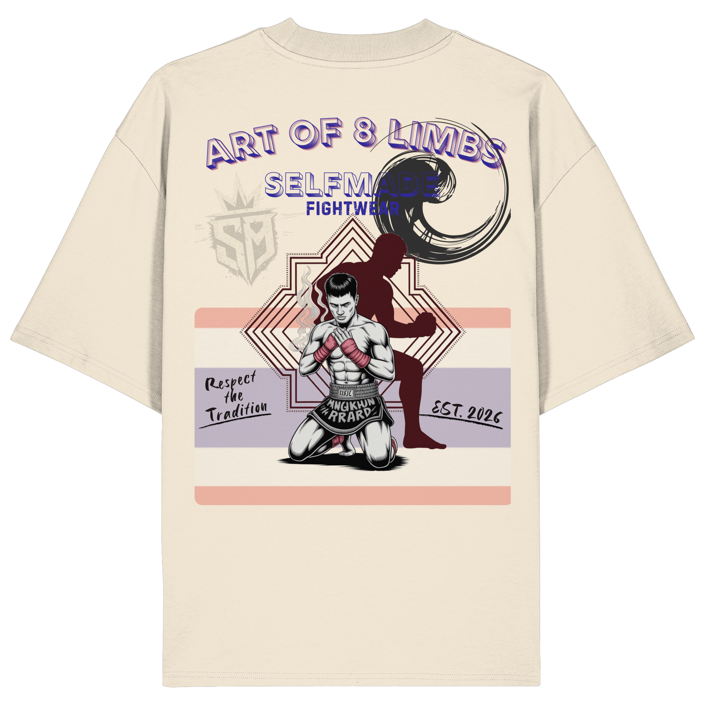 8 Limbs Muaythai No15 - Organic Oversize Shirt