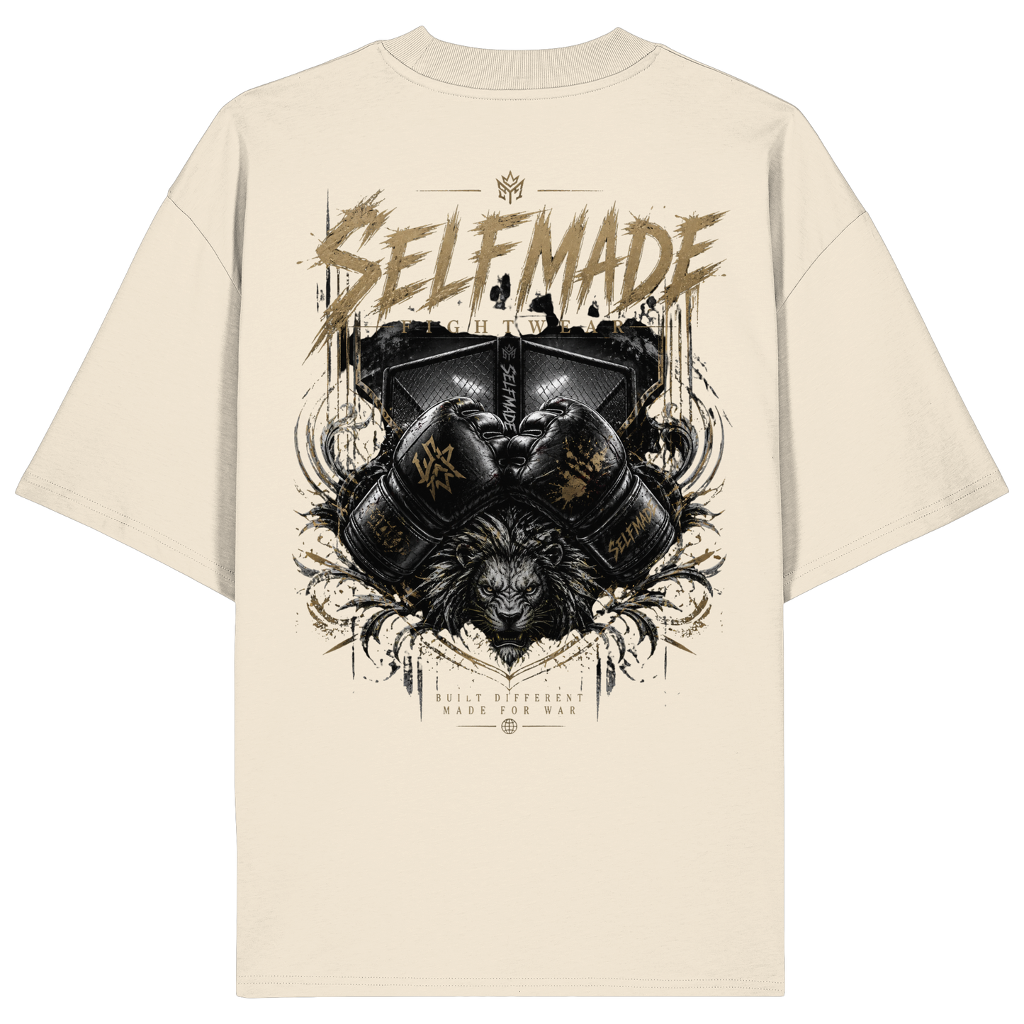 Cage Fight Gold No23 - Organic Oversize Shirt