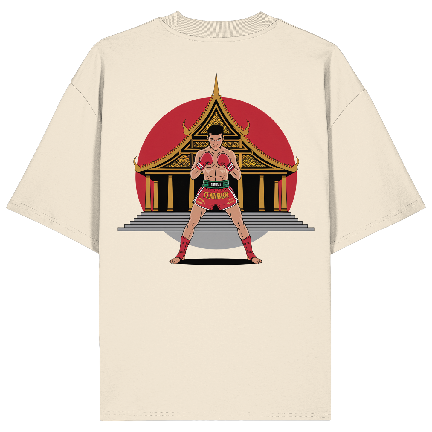 Tempel MuayThai No1 - Organic Oversize Shirt