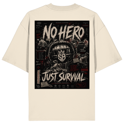 No Hero Gold No70 - Organic Oversize Shirt