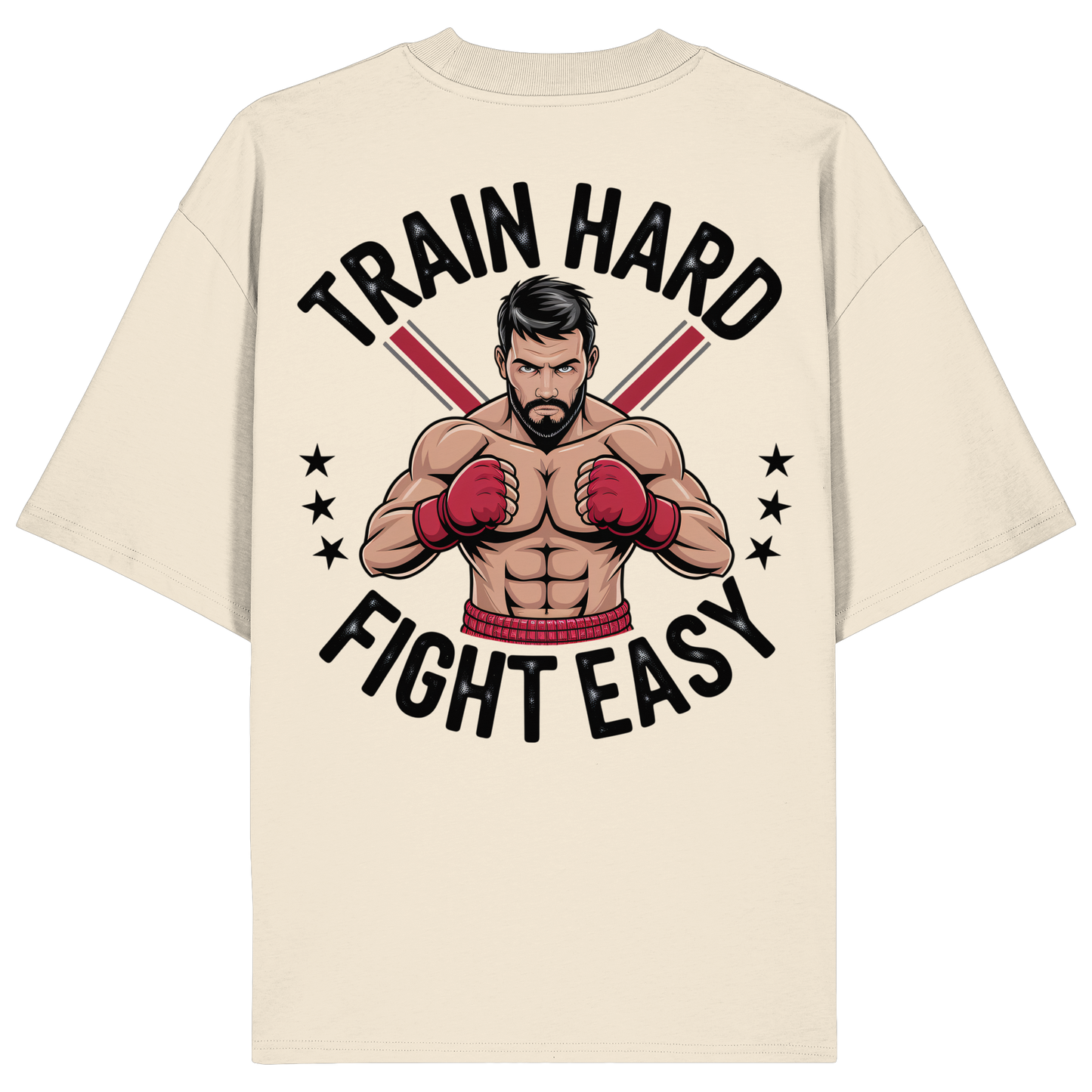 Train Hard Muaythai No11 - Organic Oversize Shirt