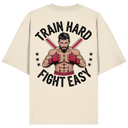 Train Hard Muaythai No11 - Organic Oversize Shirt