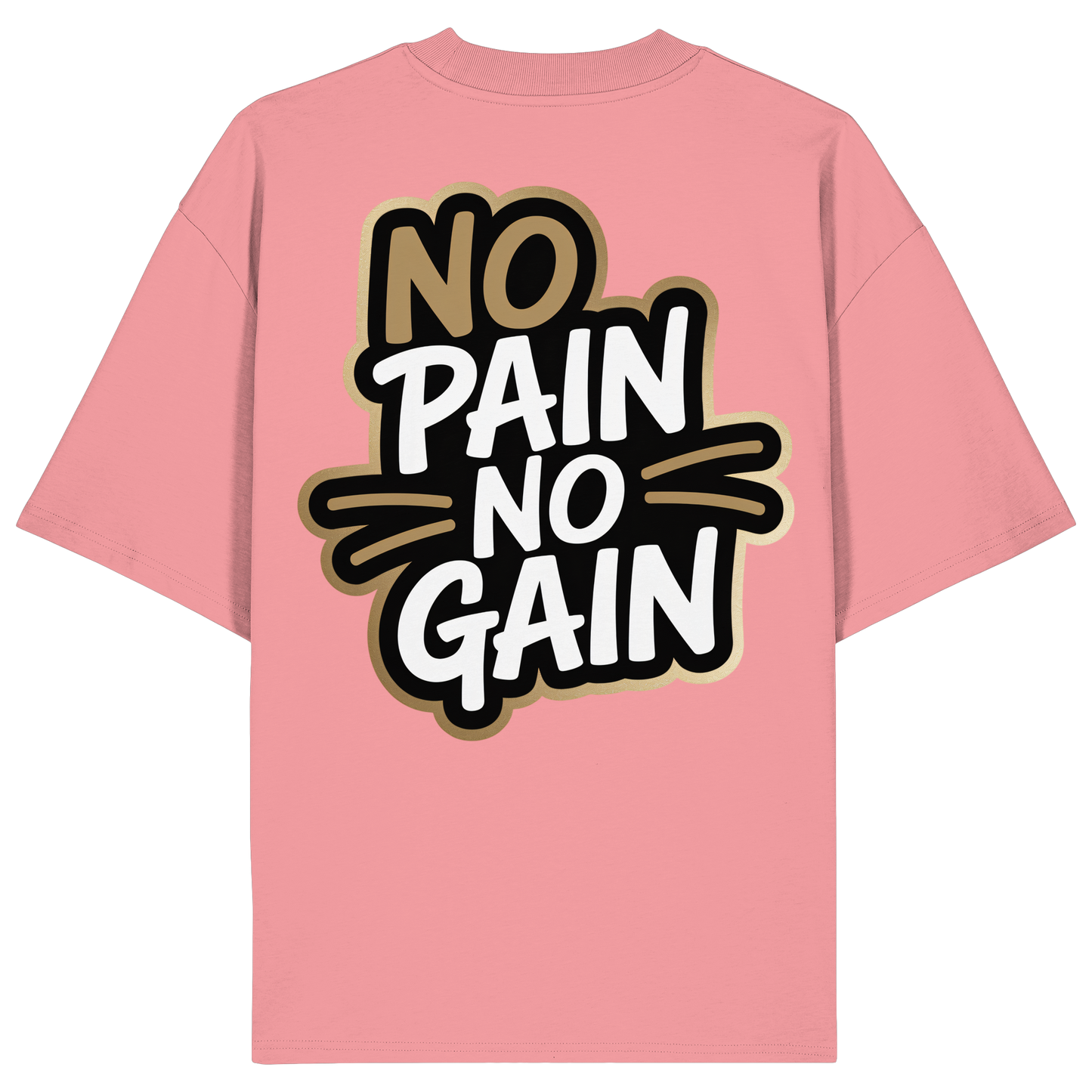 No Pain Gym No4 - Organic Oversize Shirt