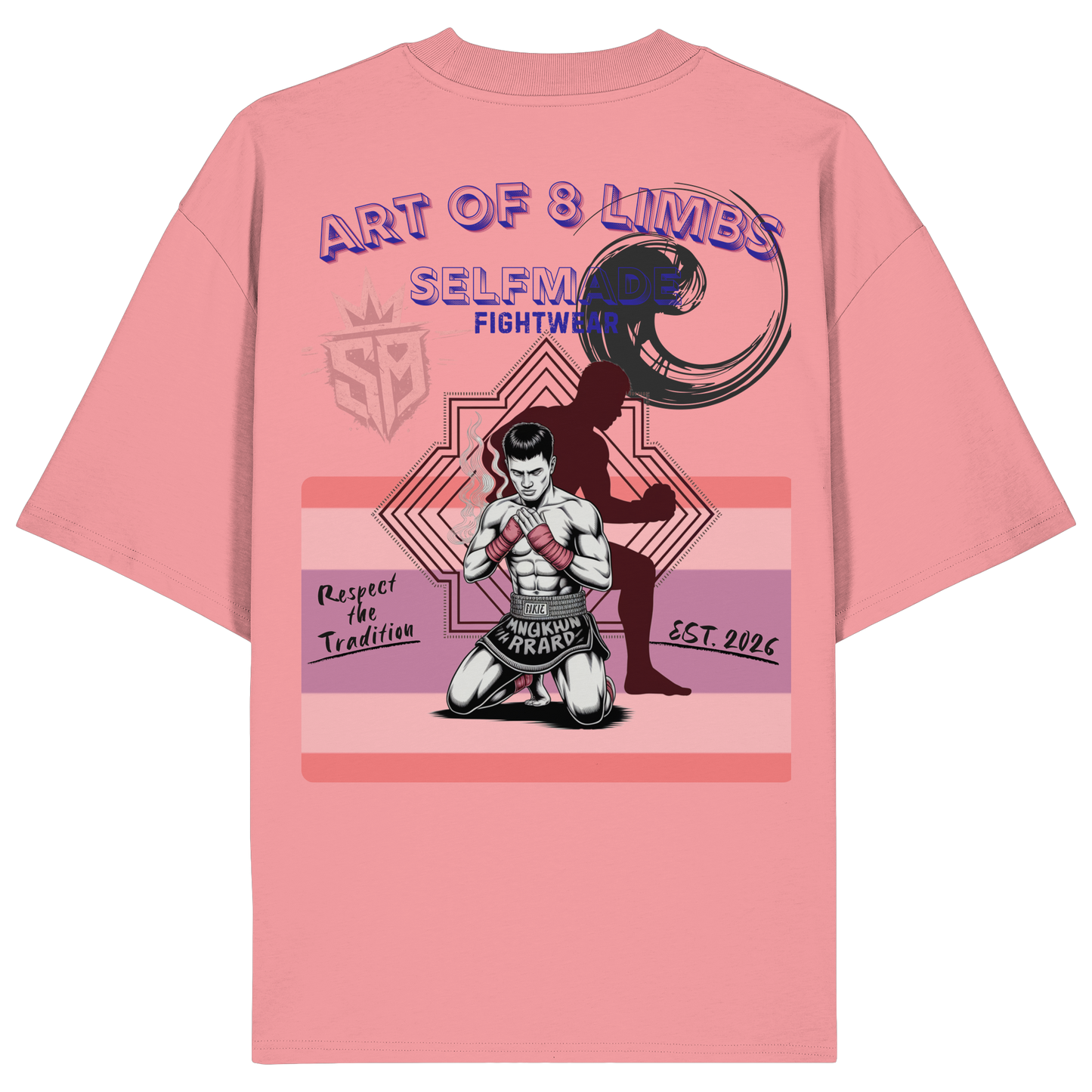 8 Limbs Muaythai No15 - Organic Oversize Shirt