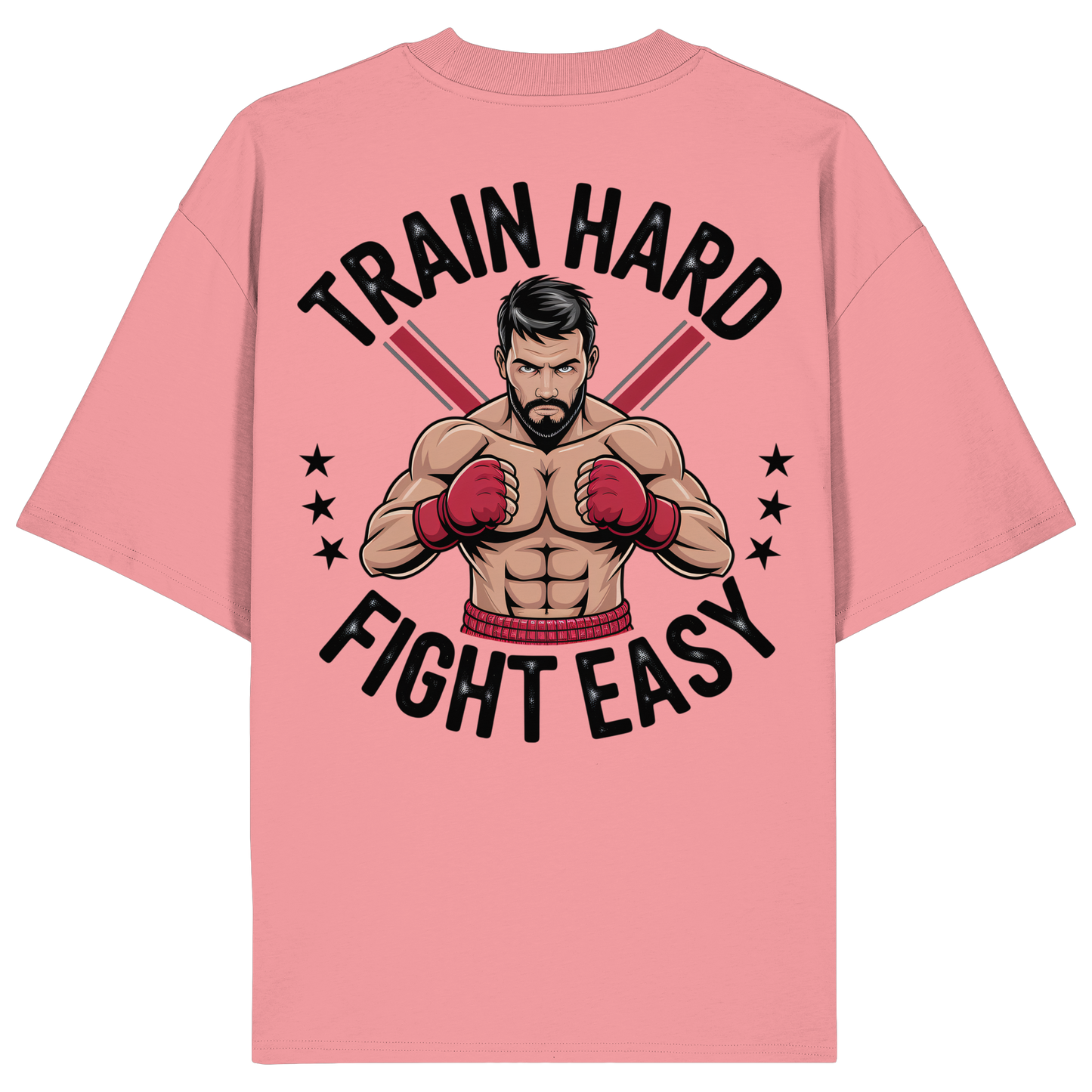 Train Hard Muaythai No11 - Organic Oversize Shirt