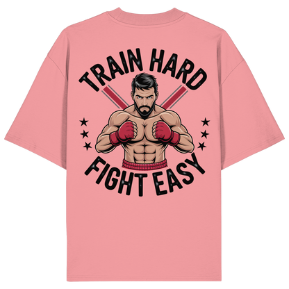 Train Hard Muaythai No11 - Organic Oversize Shirt
