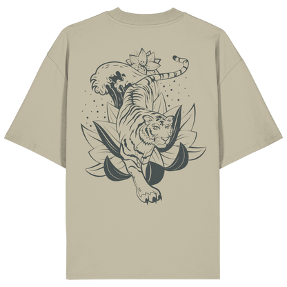 Tiger 2 Animal No6 - Organic Oversize Shirt