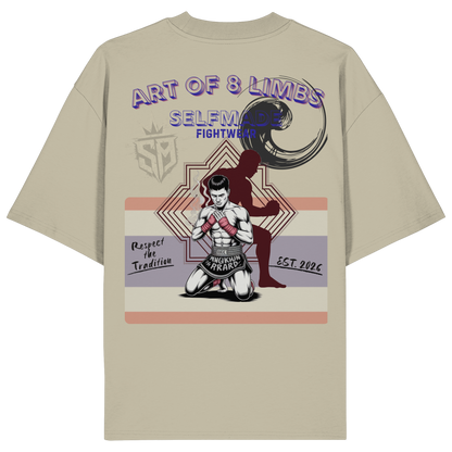 8 Limbs Muaythai No15 - Organic Oversize Shirt