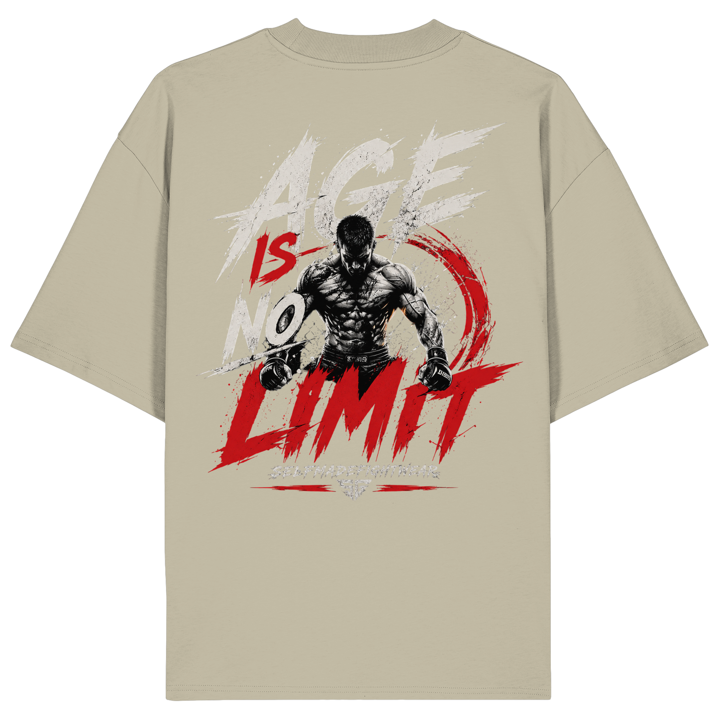 Age is No Limit Gold No62 - Organic Oversize Shirt