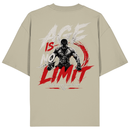 Age is No Limit Gold No62 - Organic Oversize Shirt