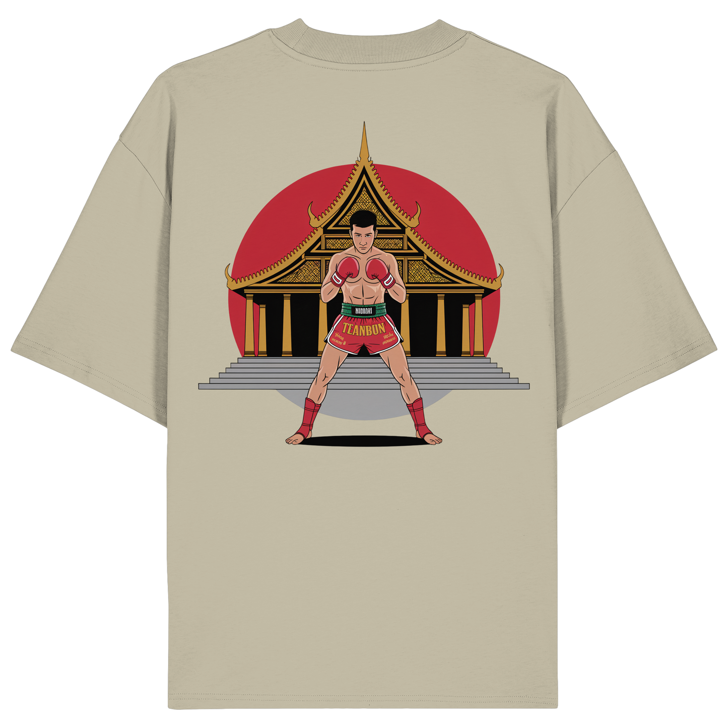 Tempel MuayThai No1 - Organic Oversize Shirt